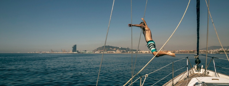 barcelona segelboot chartern